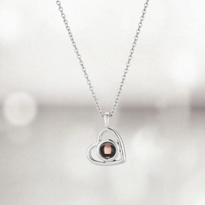 Personalized Heart Photo Necklace - Canvasgiftco