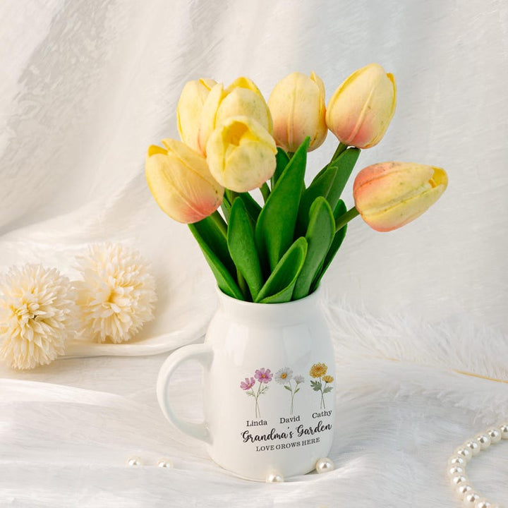 Personalized Mini Vase for Home - Mother's Day Gift for Mom, Grandma - Canvasgiftco