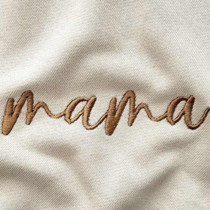 Personalized Mom Embroidered Sweatshirt Hoodie - Canvasgiftco