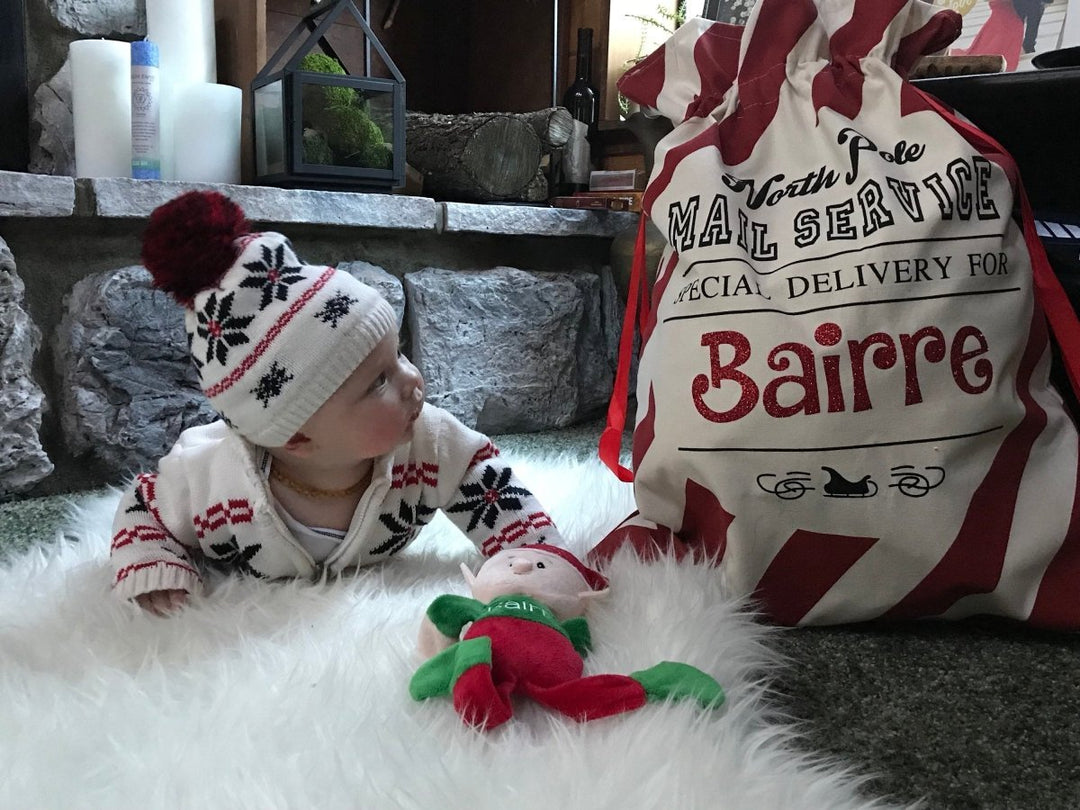 Personalized Name Christmas Gift Bag - Canvasgiftco