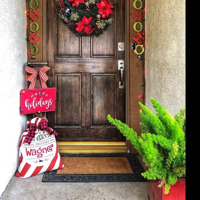 Personalized Name Christmas Gift Bag - Canvasgiftco