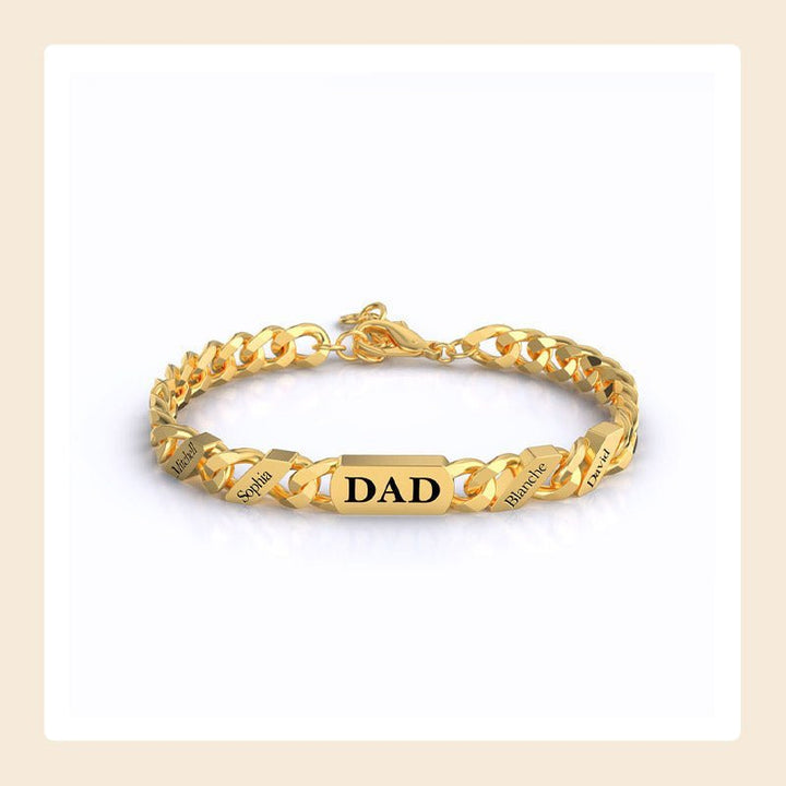 Personalized Name Fashion Bracelet - Thanksgiving/Christmas/Birthday/Father's Day Gift - Canvasgiftco