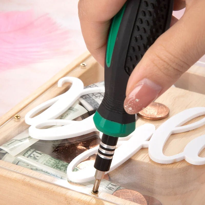 Personalized Wooden Letter Piggy Bank – Fun Way to Save! - Canvasgiftco