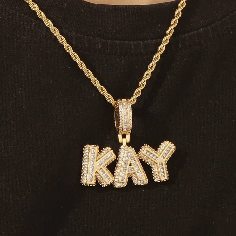 Sparkling Custom Name Necklace - Canvasgiftco