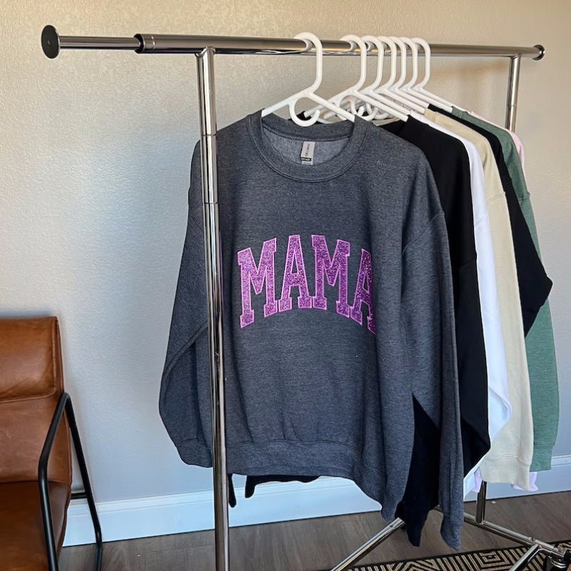 🔥 Sparkling Love - Custom MAMA Sweatshirts - Canvasgiftco