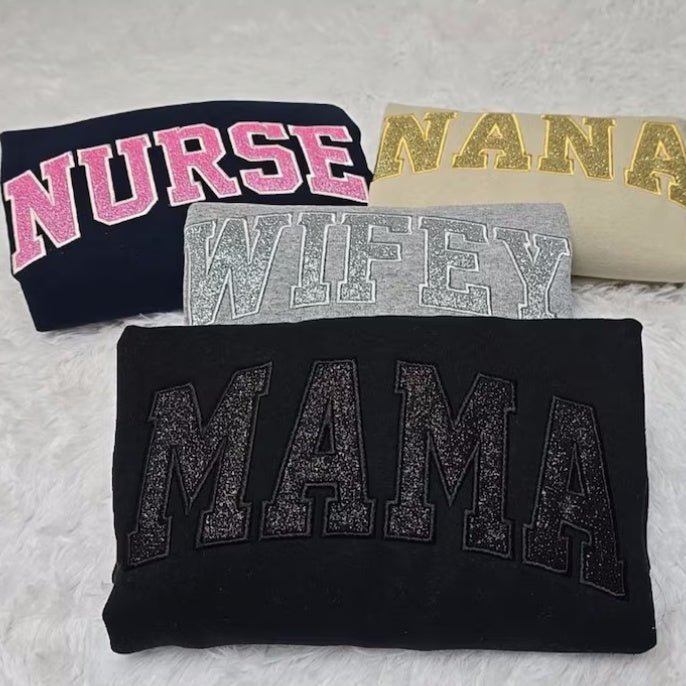 🔥 Sparkling Love - Custom MAMA Sweatshirts - Canvasgiftco