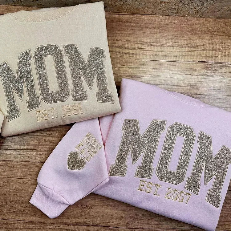 🔥 Sparkling Love - Custom MAMA Sweatshirts - Canvasgiftco