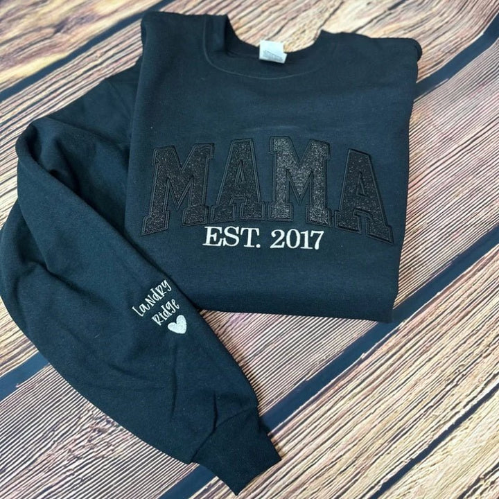 🔥 Sparkling Love - Custom MAMA Sweatshirts - Canvasgiftco