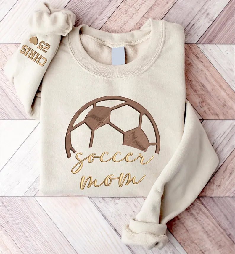 "Sports Mom MVP" Custom Embroidered Hoodie - Canvasgiftco