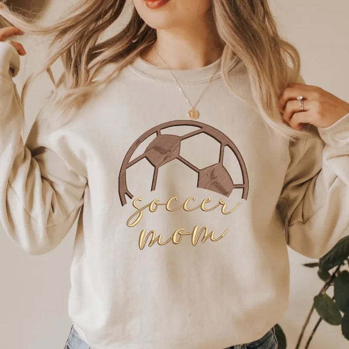 "Sports Mom MVP" Custom Embroidered Hoodie - Canvasgiftco