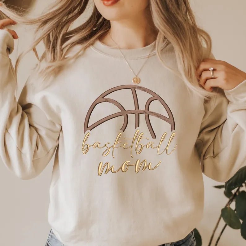 "Sports Mom MVP" Custom Embroidered Hoodie - Canvasgiftco