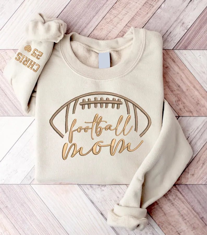 "Sports Mom MVP" Custom Embroidered Hoodie - Canvasgiftco