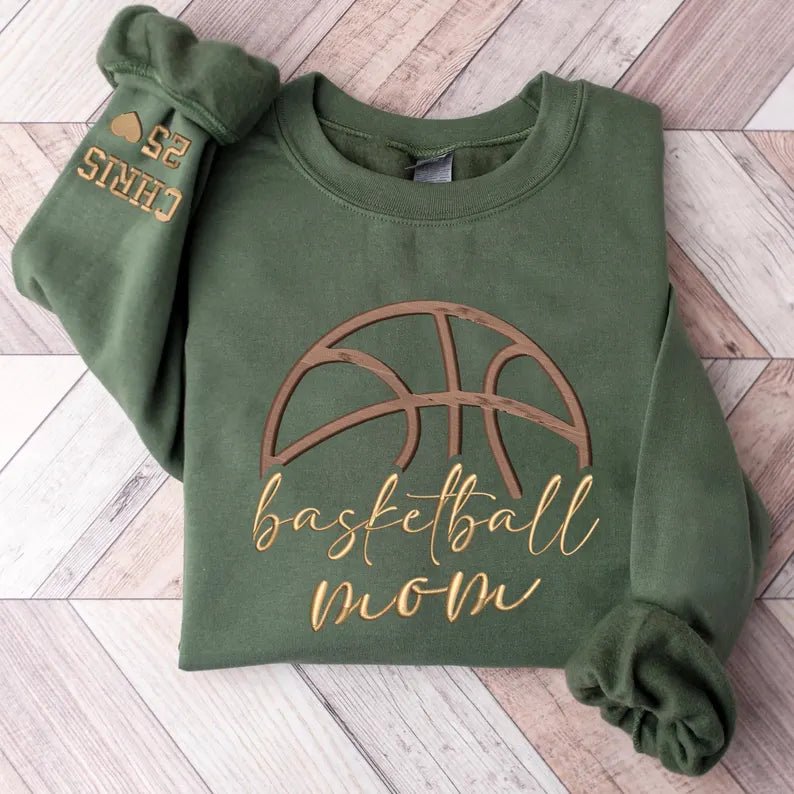 "Sports Mom MVP" Custom Embroidered Hoodie - Canvasgiftco