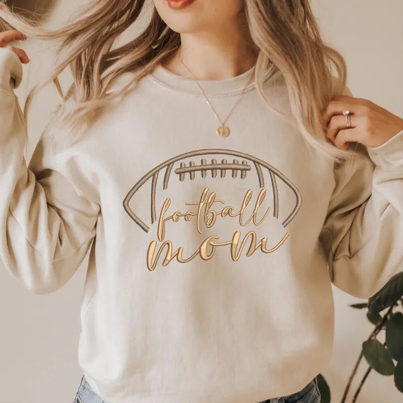 "Sports Mom MVP" Custom Embroidered Hoodie - Canvasgiftco