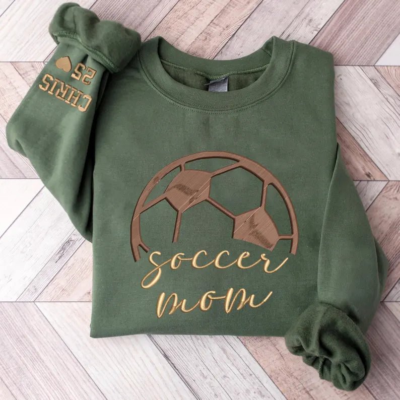 "Sports Mom MVP" Custom Embroidered Hoodie - Canvasgiftco