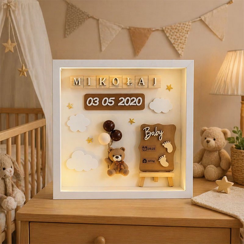 The Day Your World Changed Forever-Add your baby’s name, date & details in seconds - Canvasgiftco