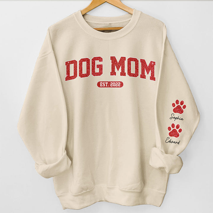 I'm A Cool Dog Mama - Dog Personalized Custom Unisex Sweatshirt With Design
