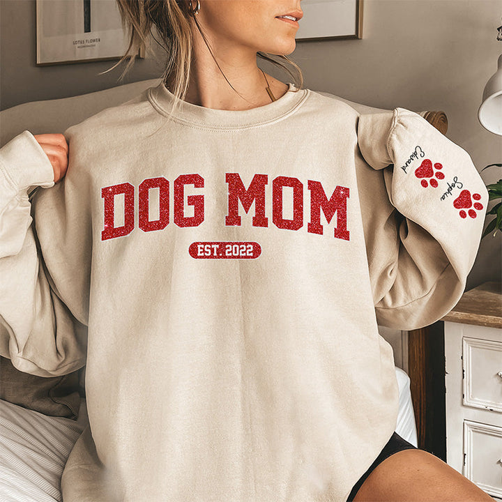 I'm A Cool Dog Mama - Dog Personalized Custom Unisex Sweatshirt With Design