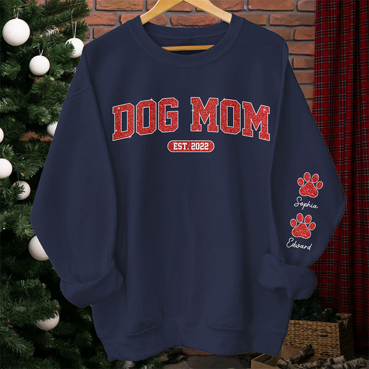 I'm A Cool Dog Mama - Dog Personalized Custom Unisex Sweatshirt With Design