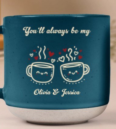 You'll Always Be My Best-Tea - Personalized Pottery Mug - Canvasgiftco